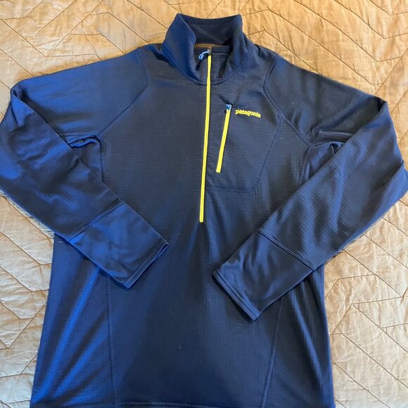 Patagonia R1 Fleece Half Zip Pullover Men's Large - Picture 1 of 3